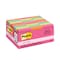 Post-It Original Pads in Cape Town Colors, 1 3/8 x 1 7/8, Plain, 100-Sht, PK24 65324ANVAD - alternate 1